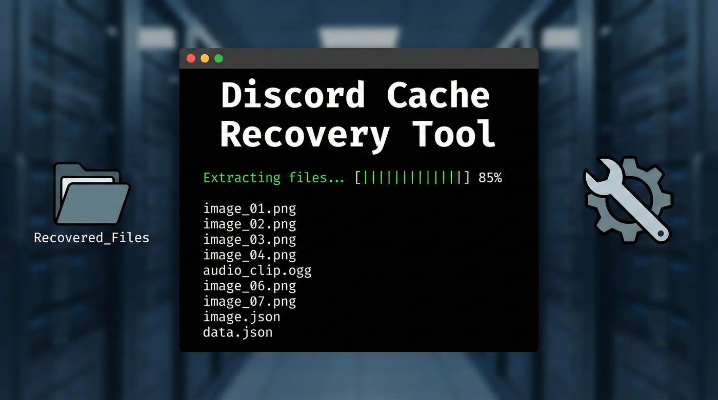 Discord Cache Recovery Tool