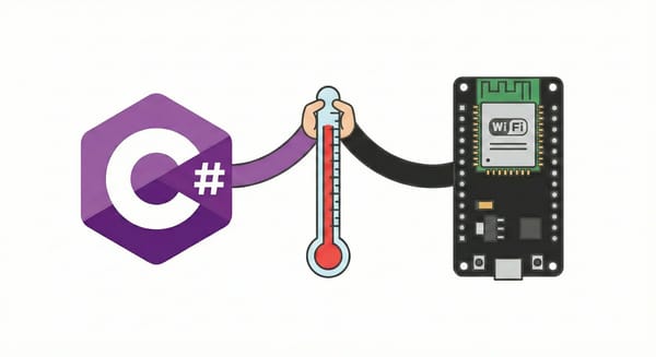 Over-engineering a Room Thermometer with an ESP32 and C#